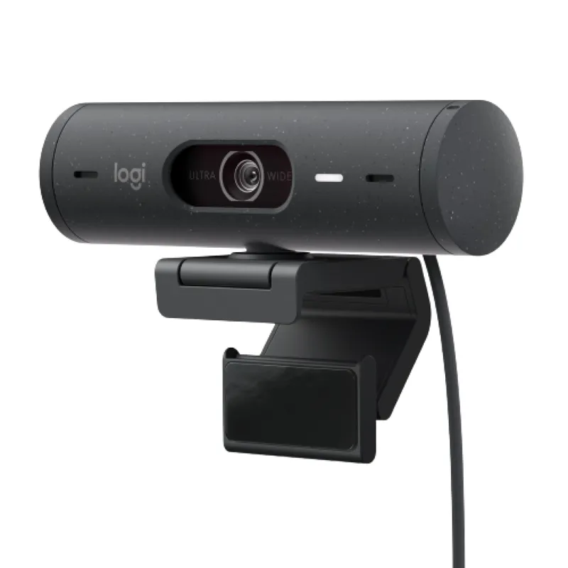 Logitech Brio 500 — webcam blanche