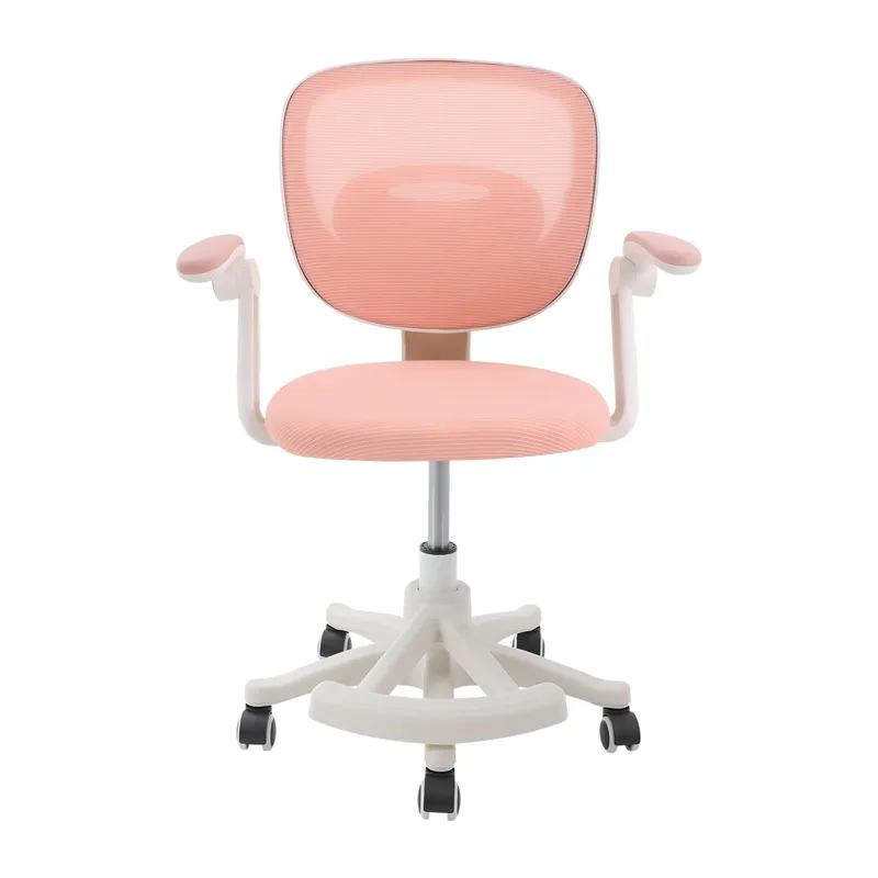 Chaise gaming ergonomique rose