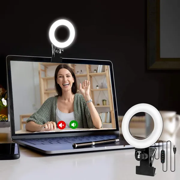 Mini ring light blanche