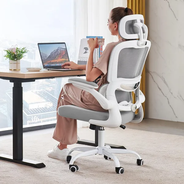 Chaise gaming rose ergonomique Dowinx