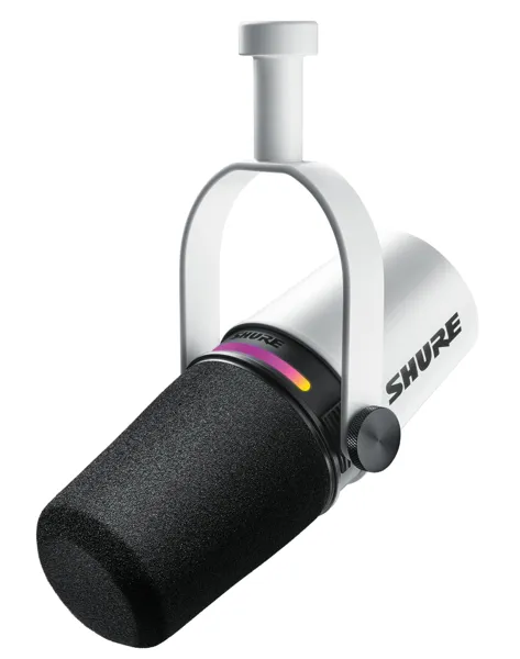 Shure MV7 blanc